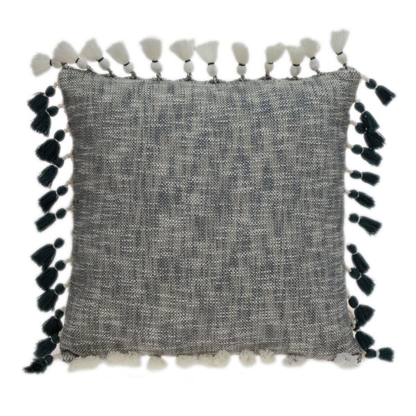 Bungalow Rose Slate Gray Throw Pillow | Wayfair